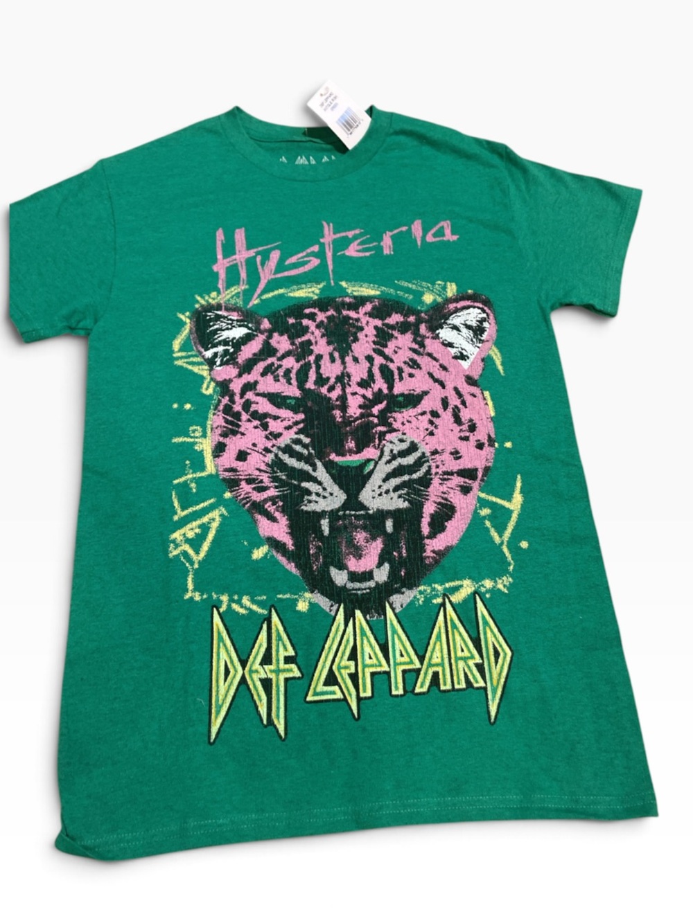 Def Leppard Hysteria Green Graphic Tee - Women's Short Sleeve
